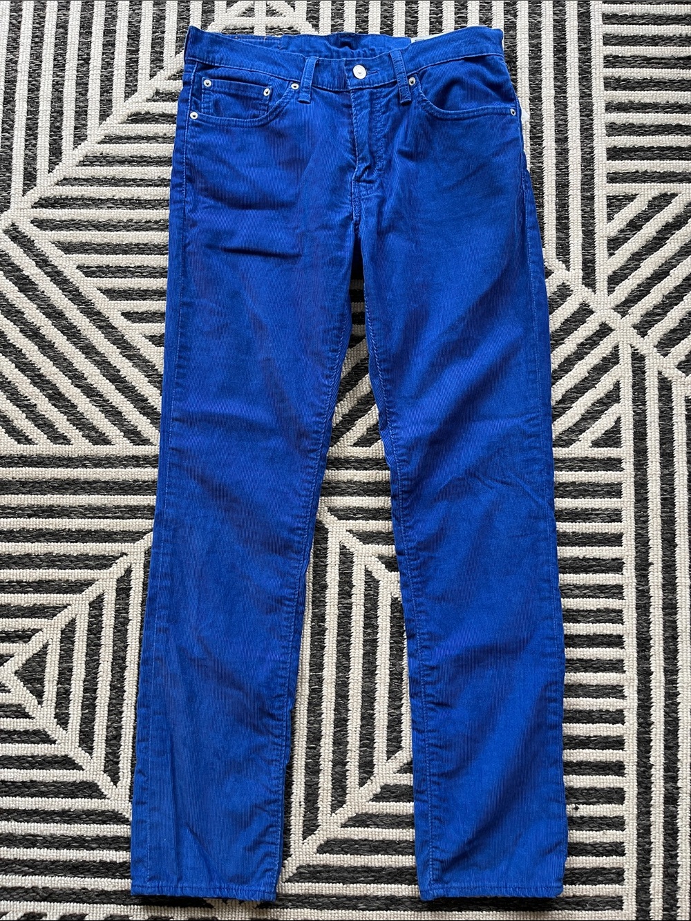 Levi's Men's Royal Blue Corduroy Pants - Straight Leg - 32X32